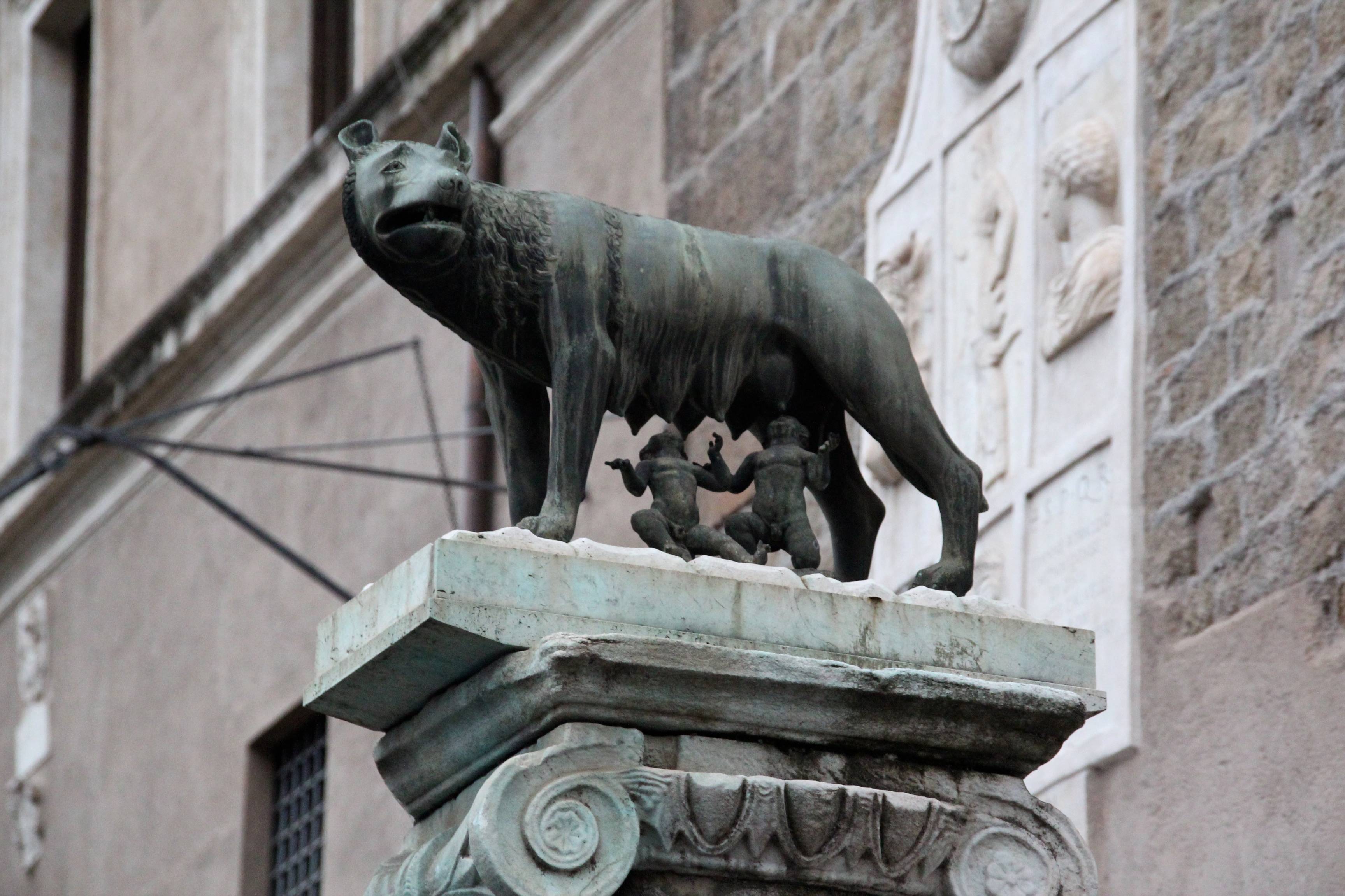 Romulus und Remus in Rom