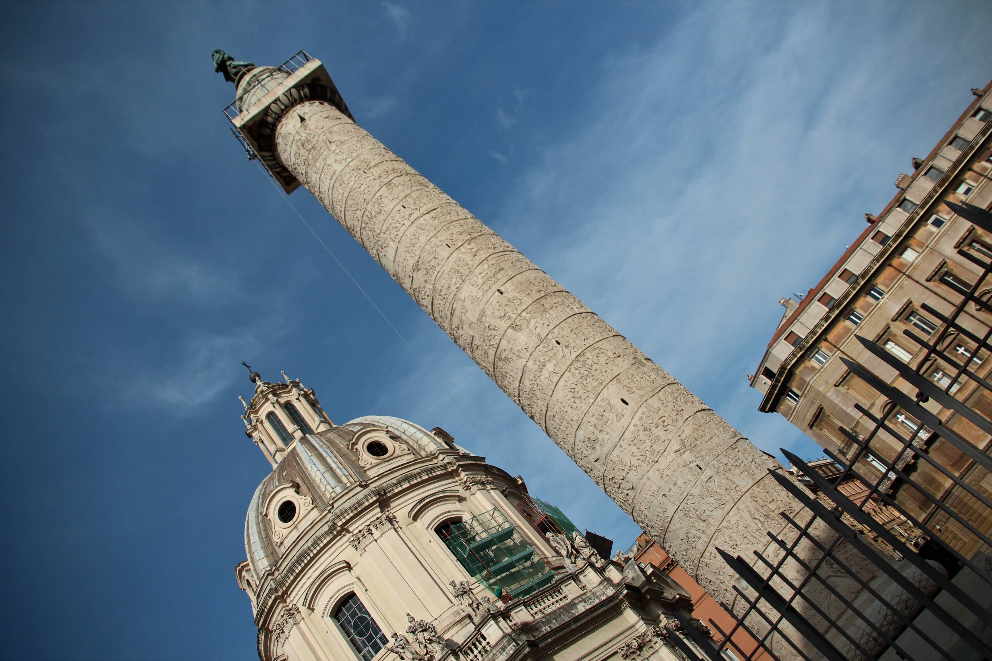 imposante Trajansa ule am Piazza Venezia